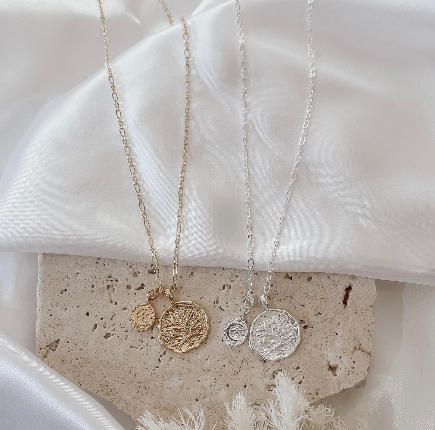 Maile - 18ct Gold & Silver Plated Necklace