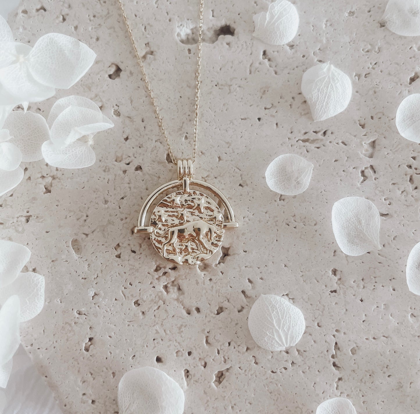 Keandra - 18ct Gold Plated Zodiac Necklace