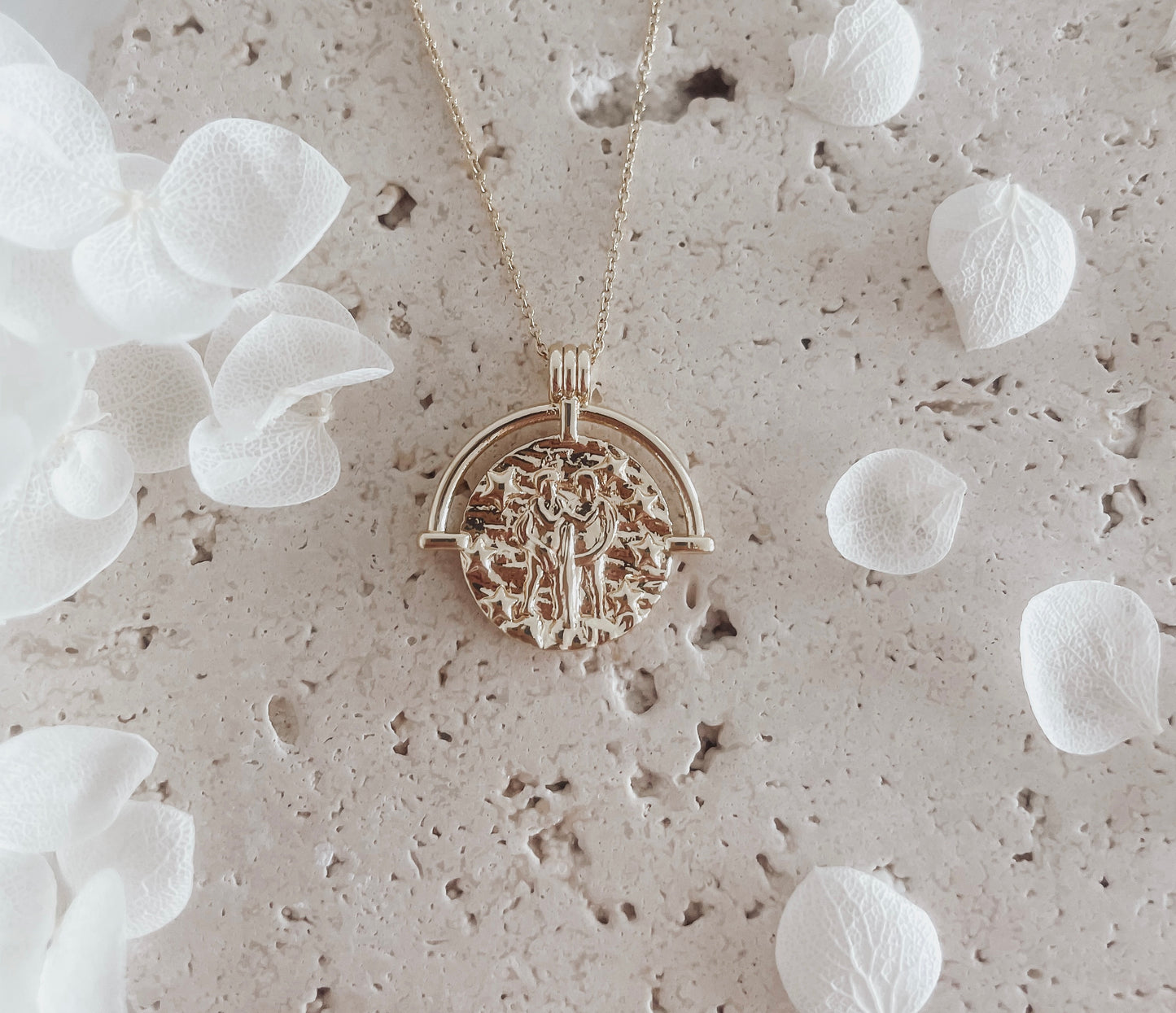 Keandra - 18ct Gold Plated Zodiac Necklace