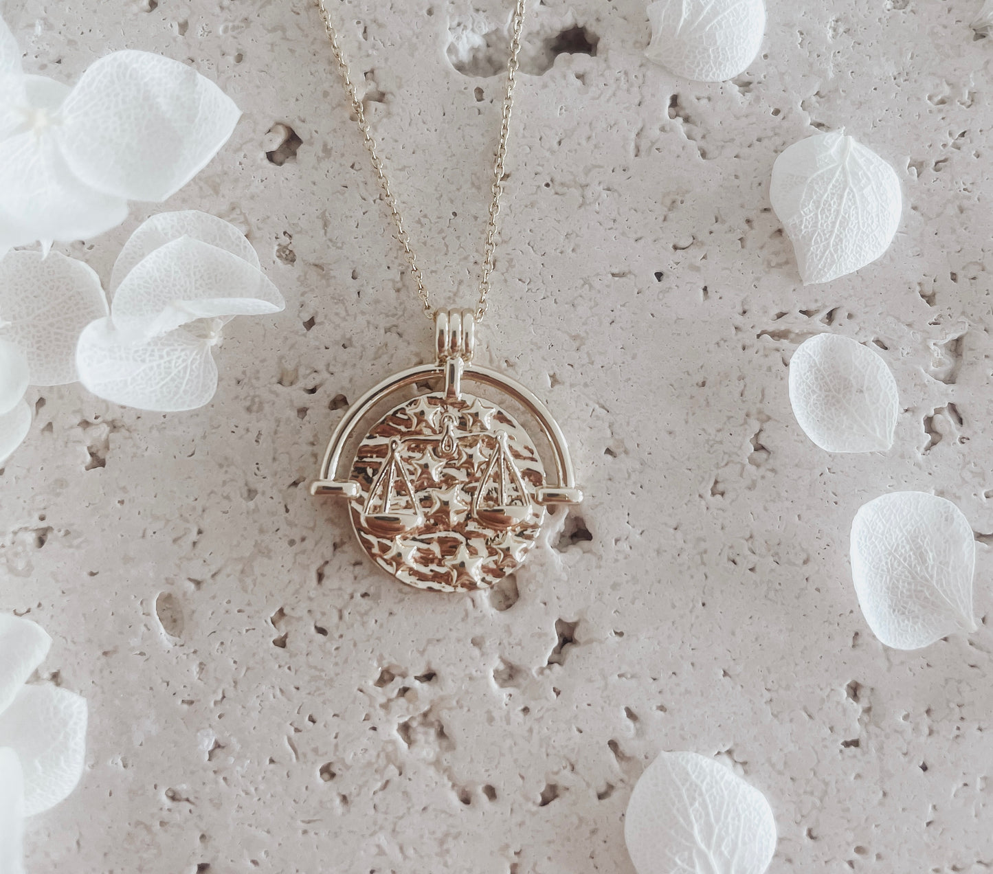 Keandra - 18ct Gold Plated Zodiac Necklace