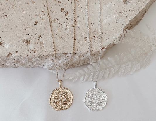 Haunami - Gold or Silver Plated Necklace